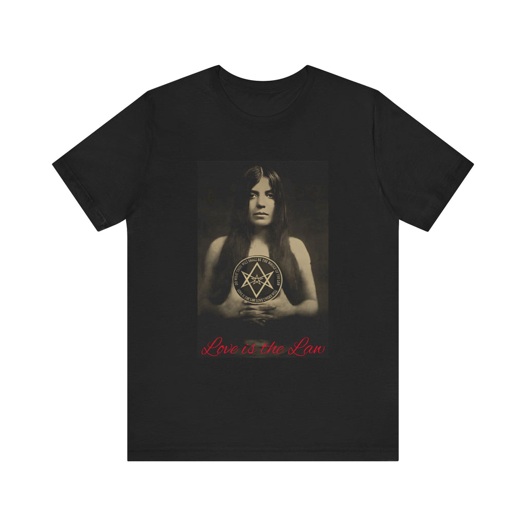 Thelema Unisex Tee | Leila Waddell | Aleister Crowley | Love is The Law | Magick Shirt |Thelema |Occult Clothing,