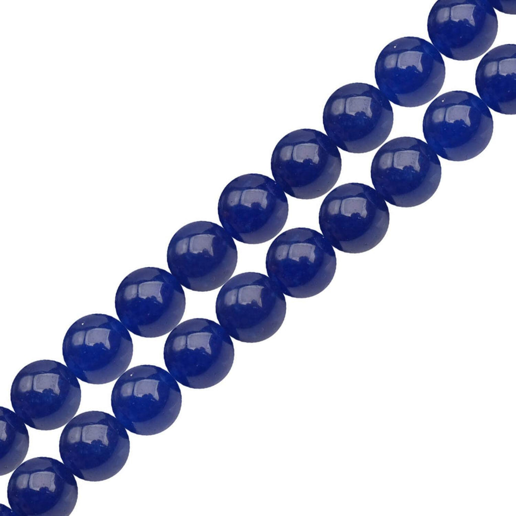 Natural Semi-Precious Stones Beads for Threading 38 cm String Round 4 6 8 10 12 mm