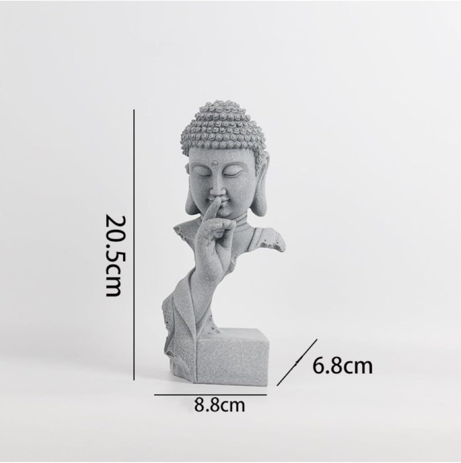 Buddha-Statue für Zen-Dekor, Meditations-Buddha-Heimdekoration, dekorative Yoga-Figuren für spirituelle Räume, Boho-Goldstatue für Bürotisch, Wohnzimmer, Dekorationen