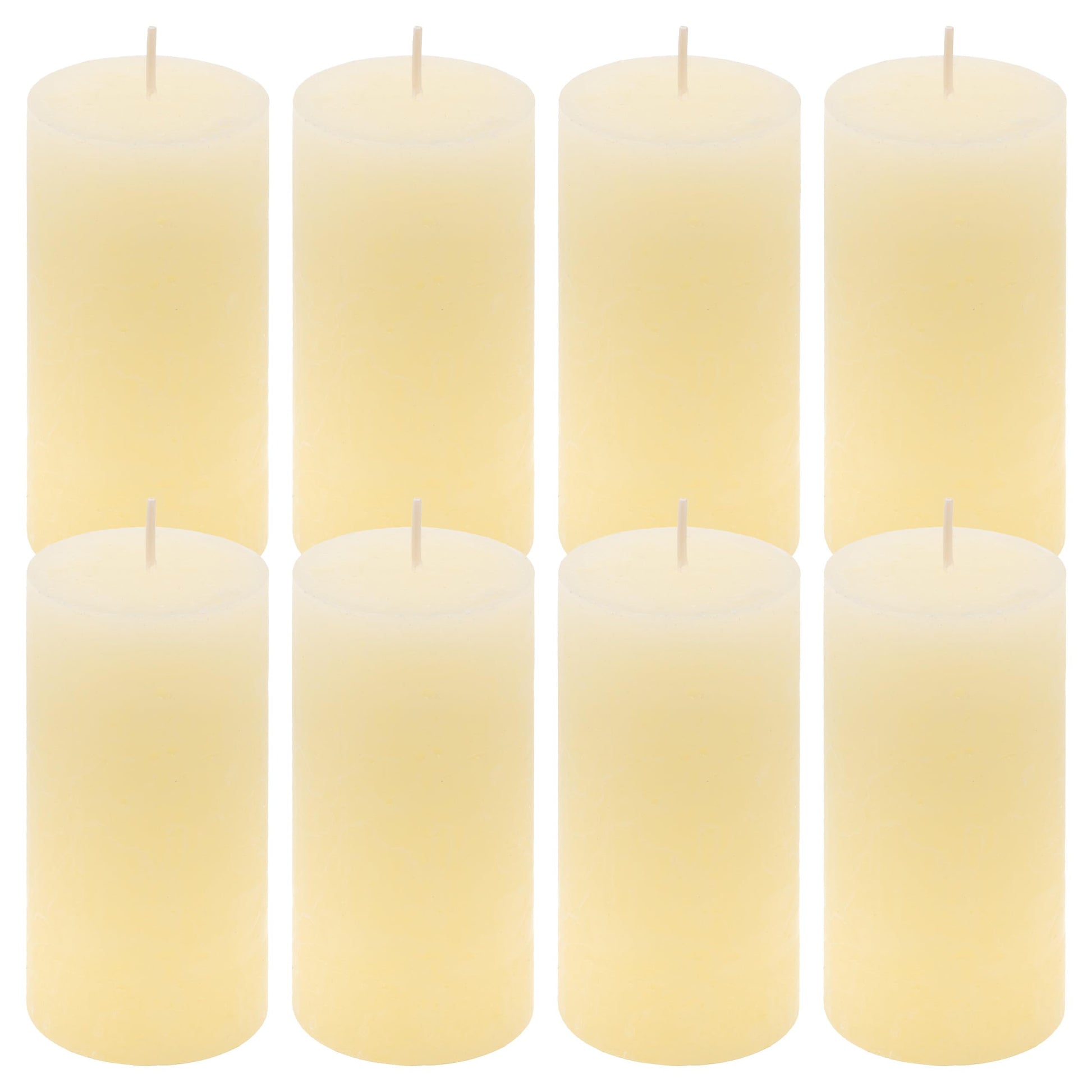 Rustic Candle Height 10 cm Diameter 5 cm Long Burning Time Round Candle Pillar Candles Candle Decoration Table Candles Christmas Candles Wedding Decoration (Blue, 8)