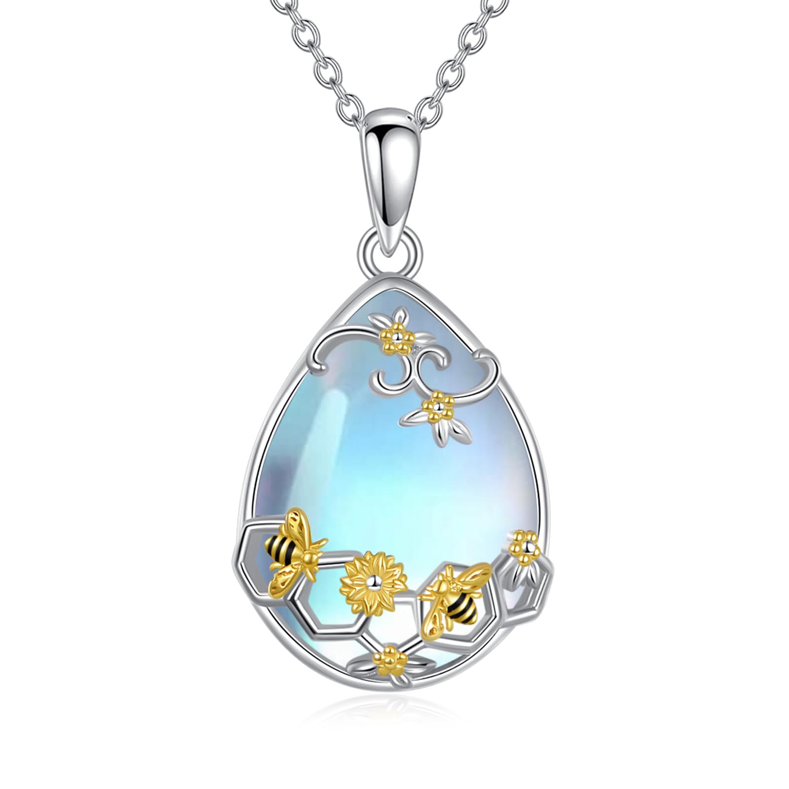 YFN Tier Halskette Sterling Silber Niedliches Tier Kette Anhänger Schmuck Geschenke für Damen Mädchen Mutter Tochter