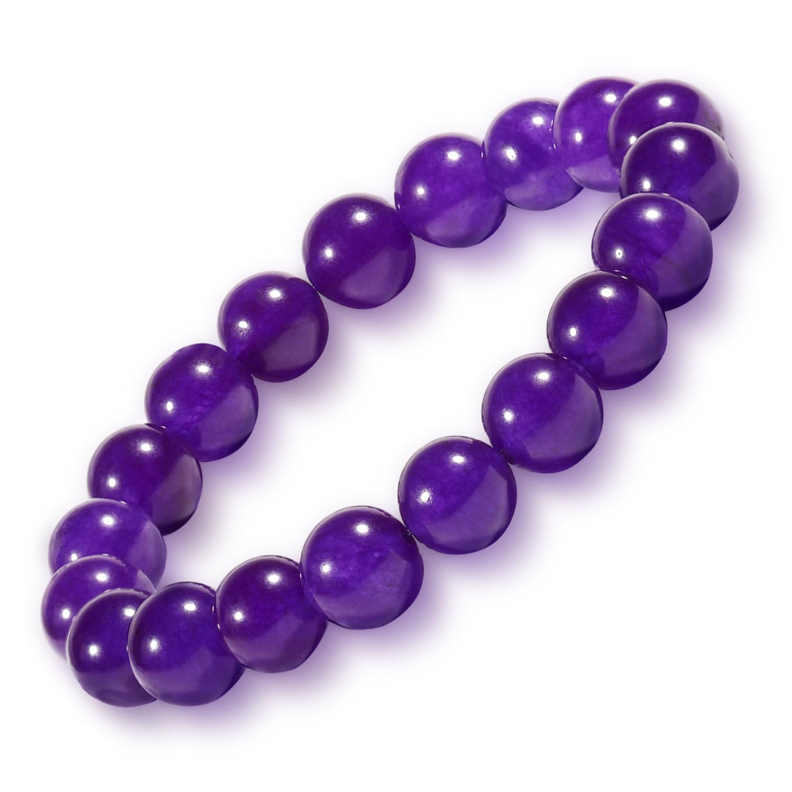 10 mm Aquamarine Bracelet Genuine Natural Stone Bracelet for Men and Women, Adjustable Blue Natural Gemstone Healing Stones Bead Bracelet Chakra Yoga Bracelet Brings Happiness, Wealth and Prosperity