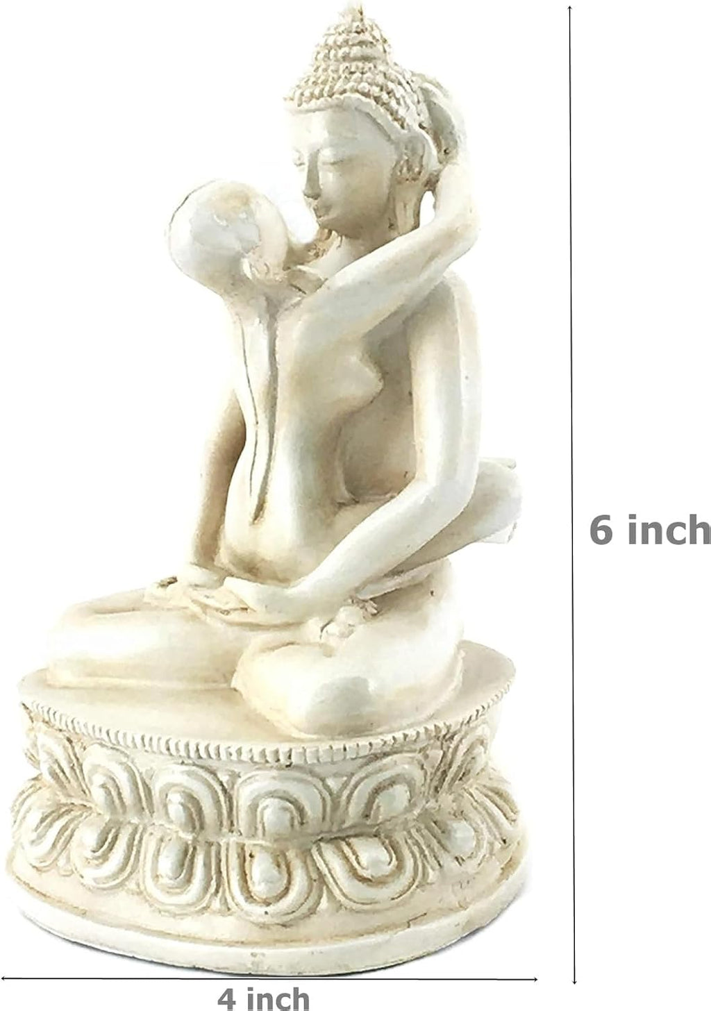 Bellaa 22166 Buddha-Statue Yab Yum Shakti Embrace Tantra 15,2 cm