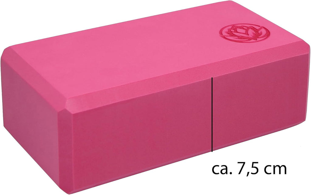 2 x Yoga Block VonBueren | 22 x 12 x 7,5 cm je Yogablock | Yogablöcke für Damen und Herren aus EVA | Klötze für Pilates