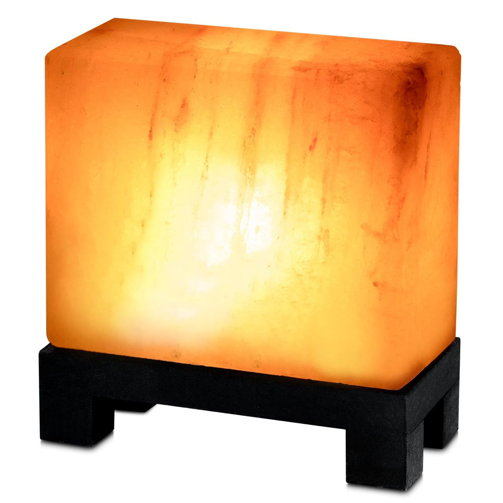 UMAID Himalayan Salt Lamp Bowl with 6 Himalayan Salt Massage Stones, Dimmable Pink Rock Salt Lamp for Bedroom, Office Desk & Meditation Room, Spa Decor, Relaxation Home Decor Gifts for Men & Women