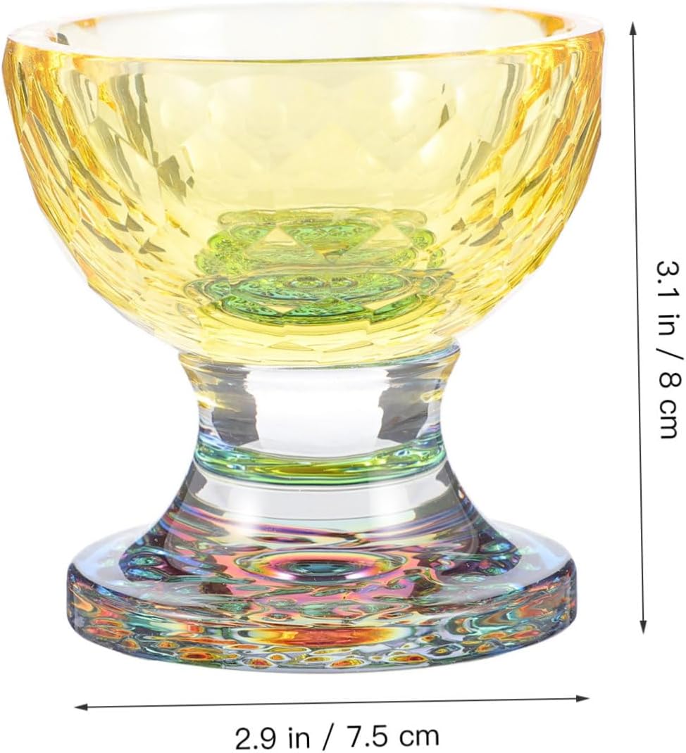 Zerodeko 1Stück Buddhistische Wasserschale für Altarrituale und Tempelgebrauch Vielseitig Einsetzbar Opfer und Aufbewahrungsschale