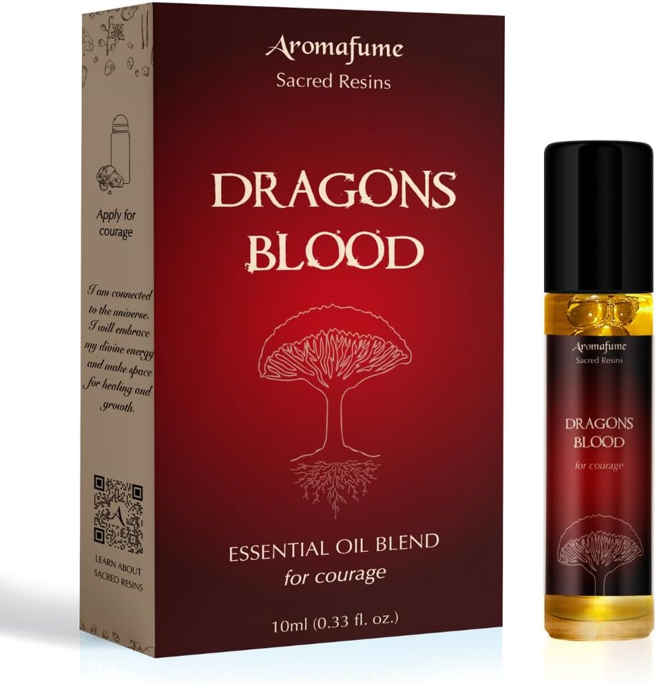Dragons Blood Resin Essential Oil Roll-On Blend, 10ml, Aromafume