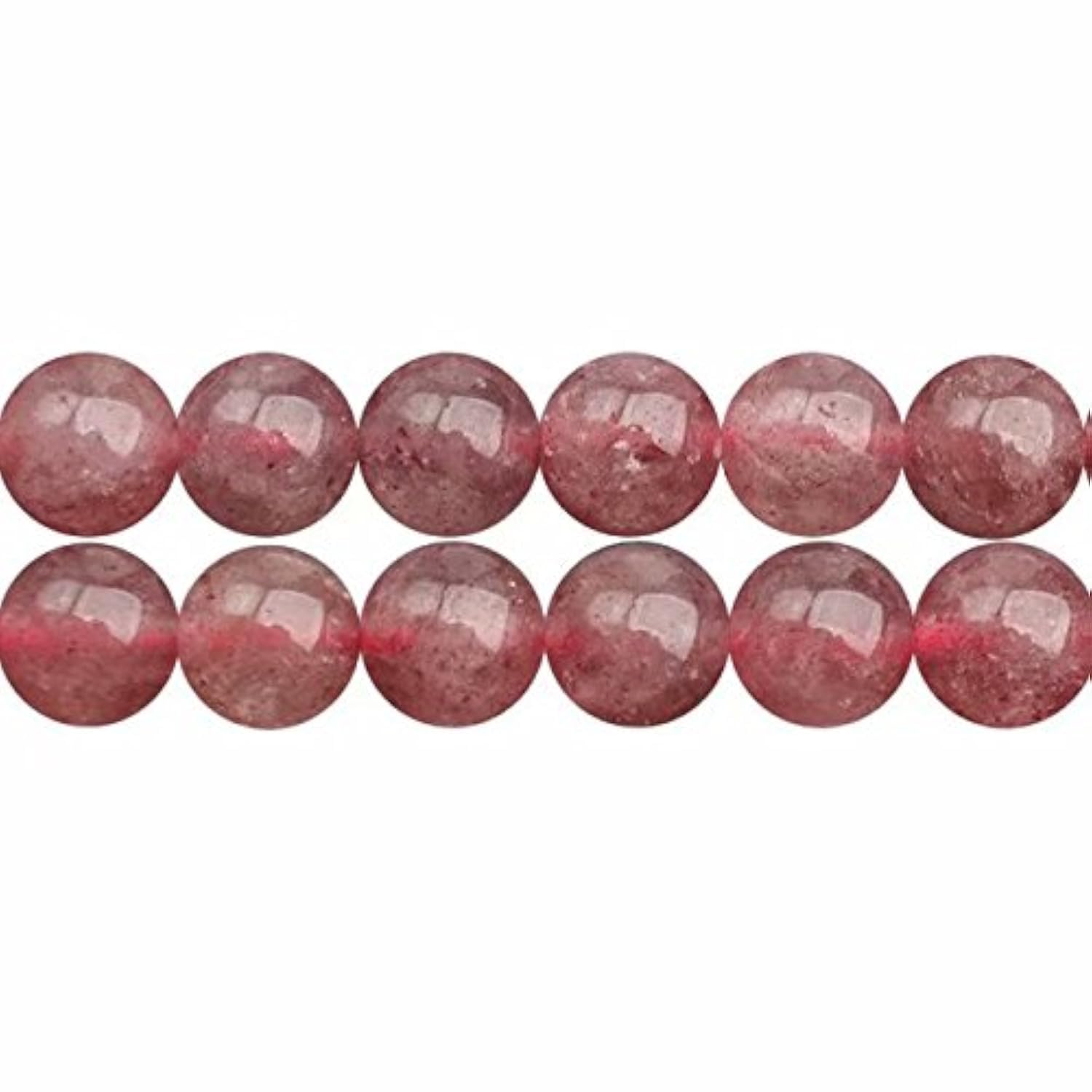 Natural Semi-Precious Stones Beads for Threading 38 cm String Round 4 6 8 10 12 mm