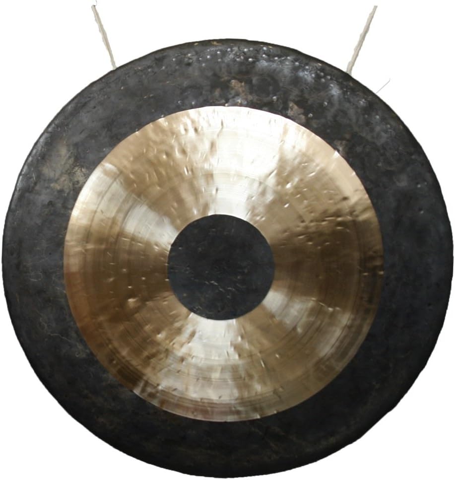 Original Tam Tam Gong/Whood Chau Gong 80 cm, toller Klang, inklusiv Holz-/ Baumwollklöppel -7024-