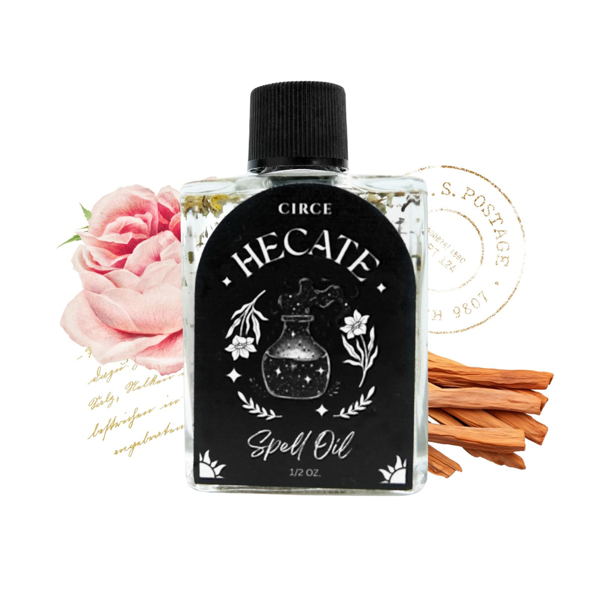 CIRCE Evil Eye Protection Spell Oil - Energy Defense, Rosemary & Rue, 1/2oz