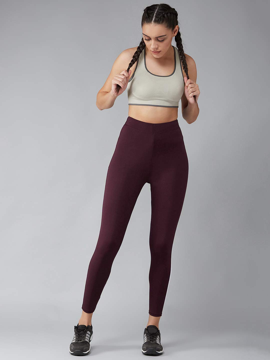 BLINKIN Women's Stretch Fit Mid Rise Pants