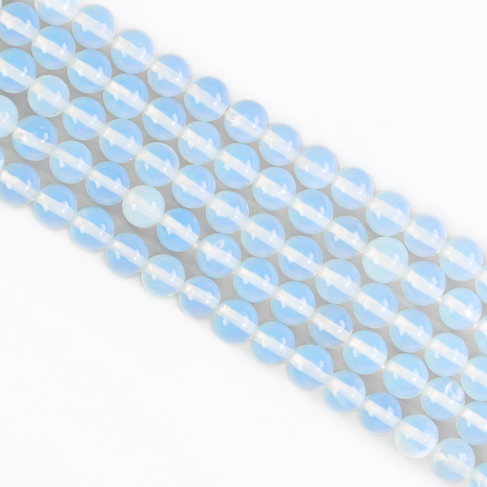 Natural Stone Beads, Gemstone Beads, 45 Pieces, 8 mm, Natural Stone, Unakite Gemstone Beads, Polished Round Gemstones for Threading, Gemstones, Stone Beads for Bracelets, Necklaces, DIY Jewellery,