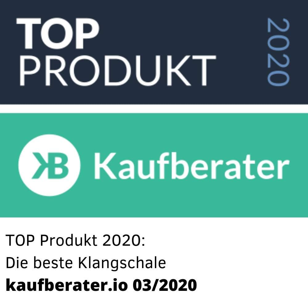 Große Original Tibetische Klangschale - 13cm. Klangschalen Set mit eBook, Klöppel, Klangschalenkissen und Geschenk-Box. Singing Bowl aus Tibet