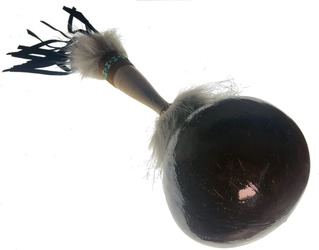 Schaman Maraca – Regenwald Kokosnuss Hexe Arzt Tribal Ritual Shaker Zeremonielle Rassel