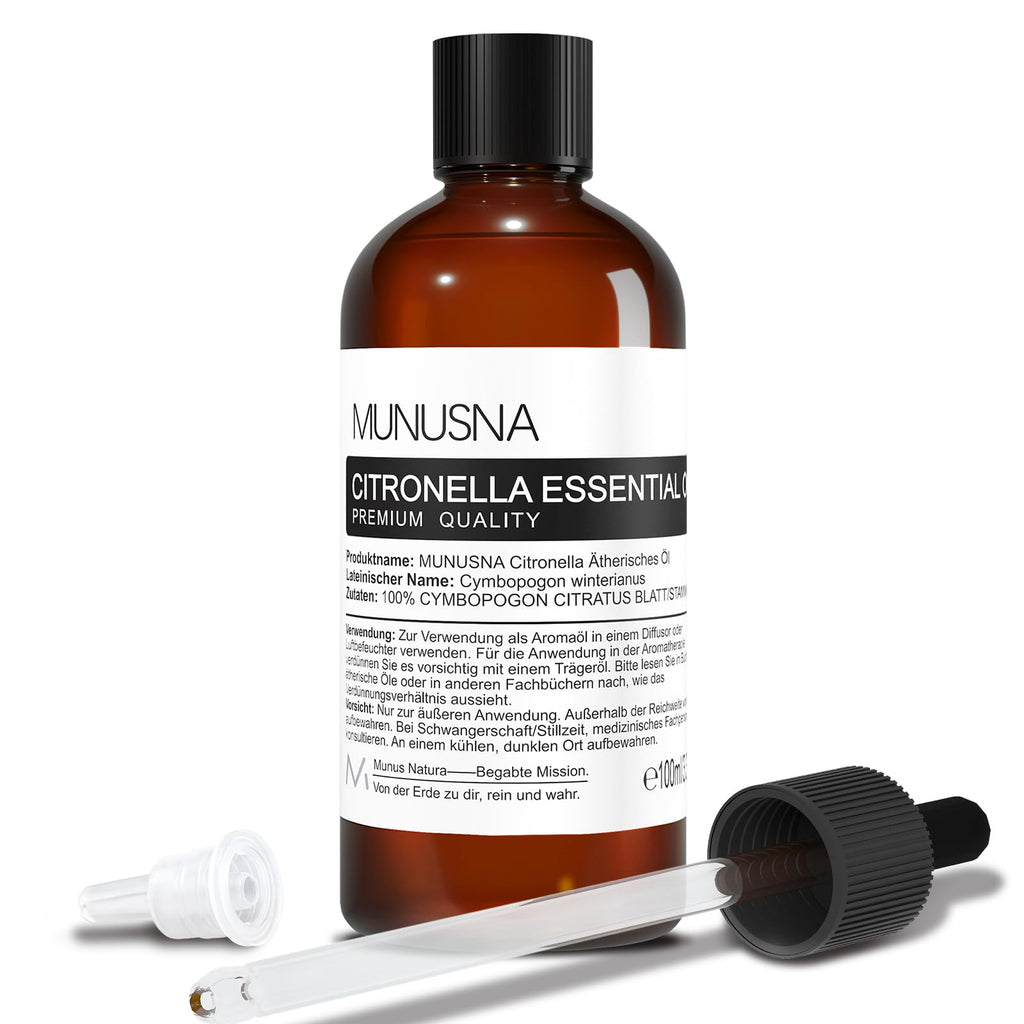 Zedernholzöl 100ML, MUNUSNA Ätherisches Öl Zedernholz Reines Natürlichs, Ätherische Öle Zeder für Glattes Haar, Duftöl Zedernöl für Diffuser, Seife, Kerzen, Cedarwood Oil