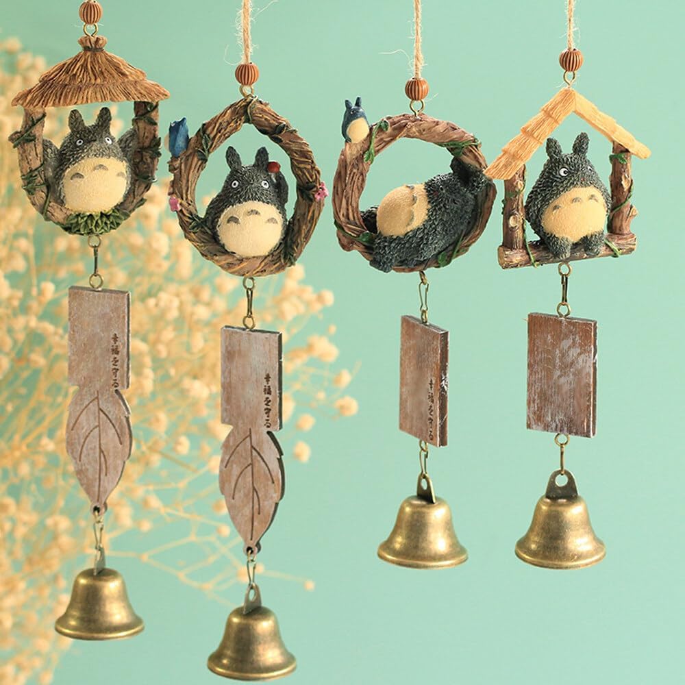 glöckchen zum basteln, 20Pcs kleine glöckchen, Glocken zum basteln, Vintage Bronze Glöckchen für DIY Wind Glockenspiel Handwerk Dekorationen (10 je in Zwei Größen)