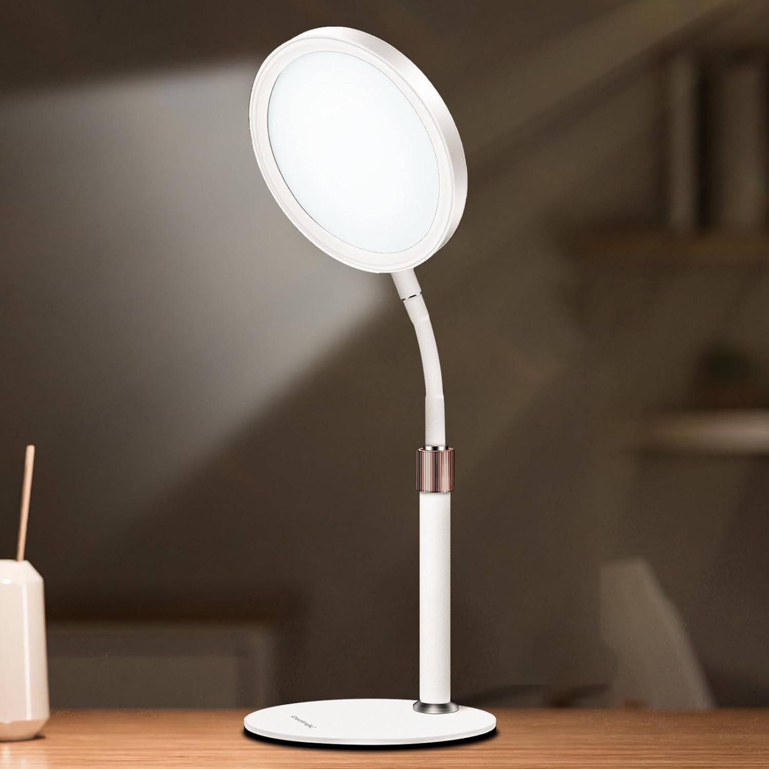 Trayvespace SAD Lamp, SAD Light Therapy Lamp, UV-Free 10000 Lux Sun Lamp, Therapy with 3 Light Colours and 9 Adjustable Brightnesses and 3 Timers for Lift Mood
