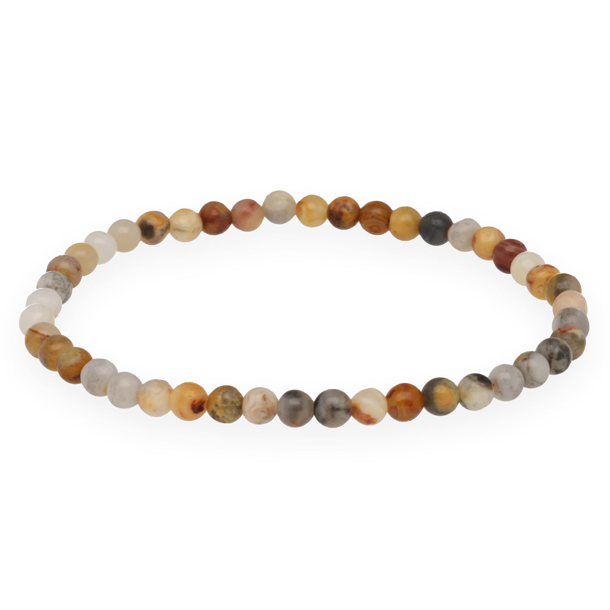 Lebensquelle Plus Mini Kugelarmband | 4-5mm | Hochwertiges Edelsteinarmband