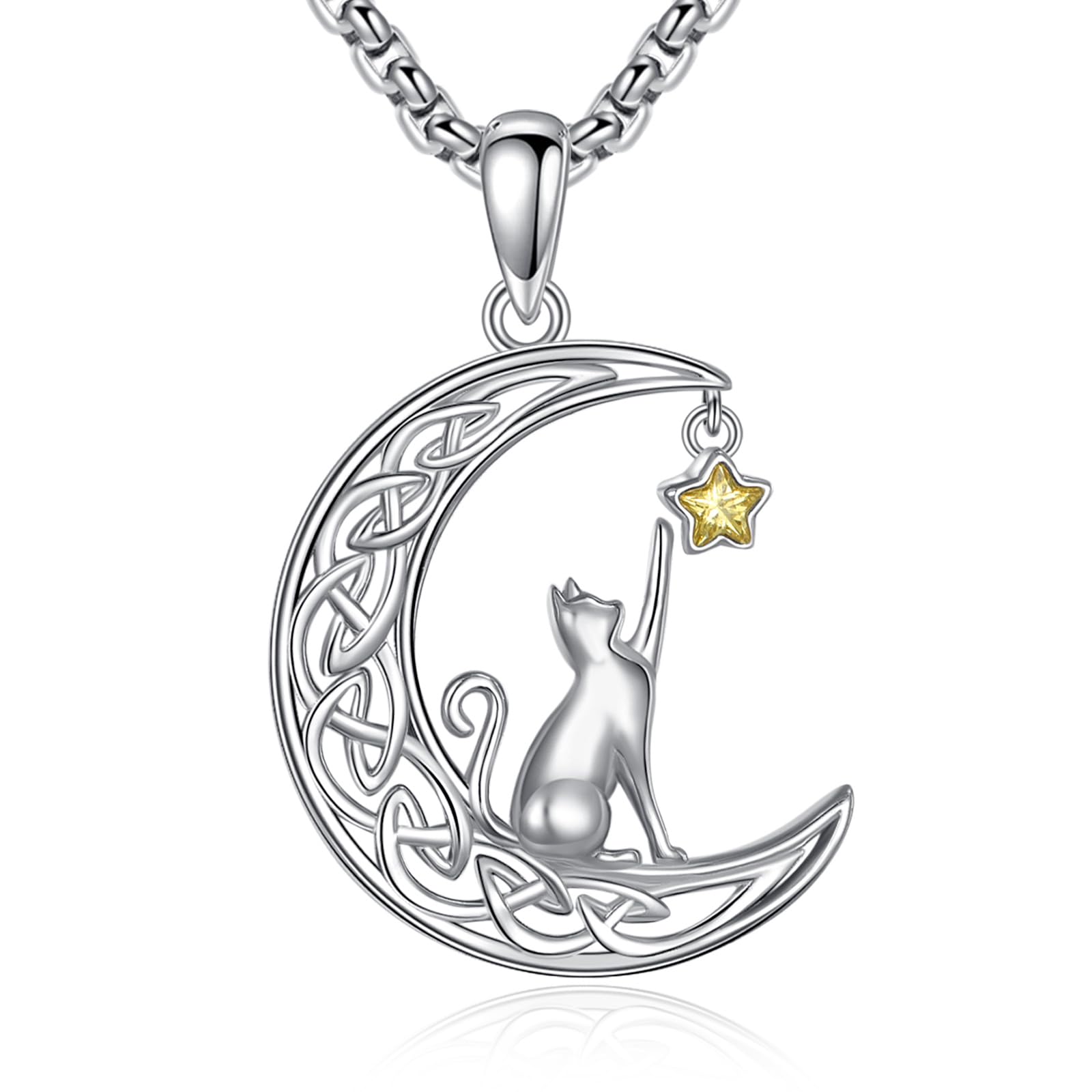 YFN Tier Halskette Sterling Silber Niedliches Tier Kette Anhänger Schmuck Geschenke für Damen Mädchen Mutter Tochter