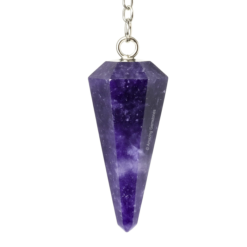 Lapis Lazuli Crystal Pendulum Divination Tools, 1-1.5'" inch Pendulo