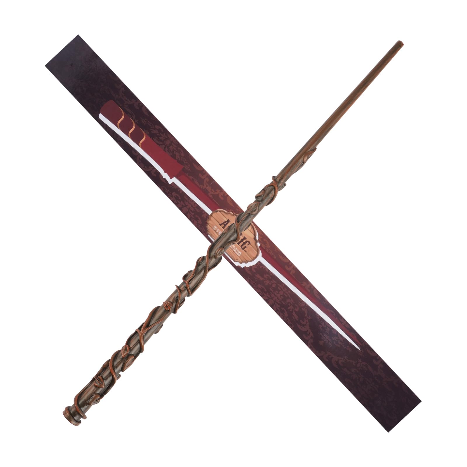 Aomig Zauberstab Magischer Zauberstab für Zauberer Zauberlehrlinge, Erwachsene Kostümzubehör für Zauberer Zauberlehrlinge Halloween Cosplay Karneval Halloween Karneval Weihnachten Cosplay Party