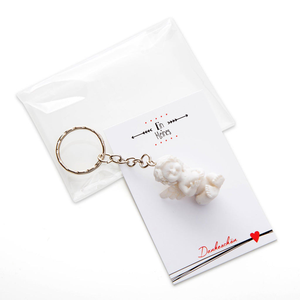 Logbuch-Verlag 10 kleine weiße Engel Geschenke Gäste für Taufe & Kommunion Schutzengel Gastgeschenk mit mini-Karte