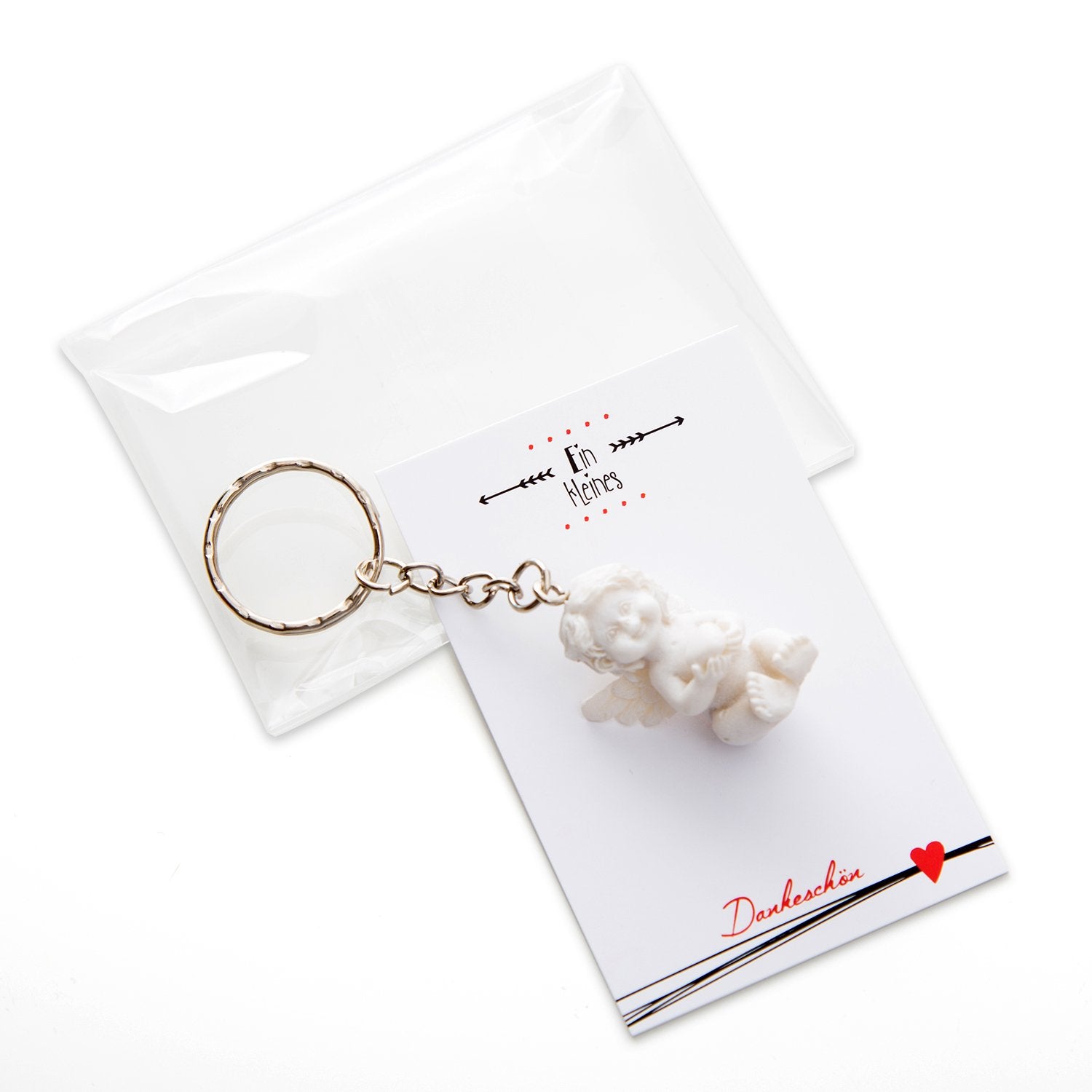 Logbuch-Verlag 10 kleine weiße Engel Geschenke Gäste für Taufe & Kommunion Schutzengel Gastgeschenk mit mini-Karte