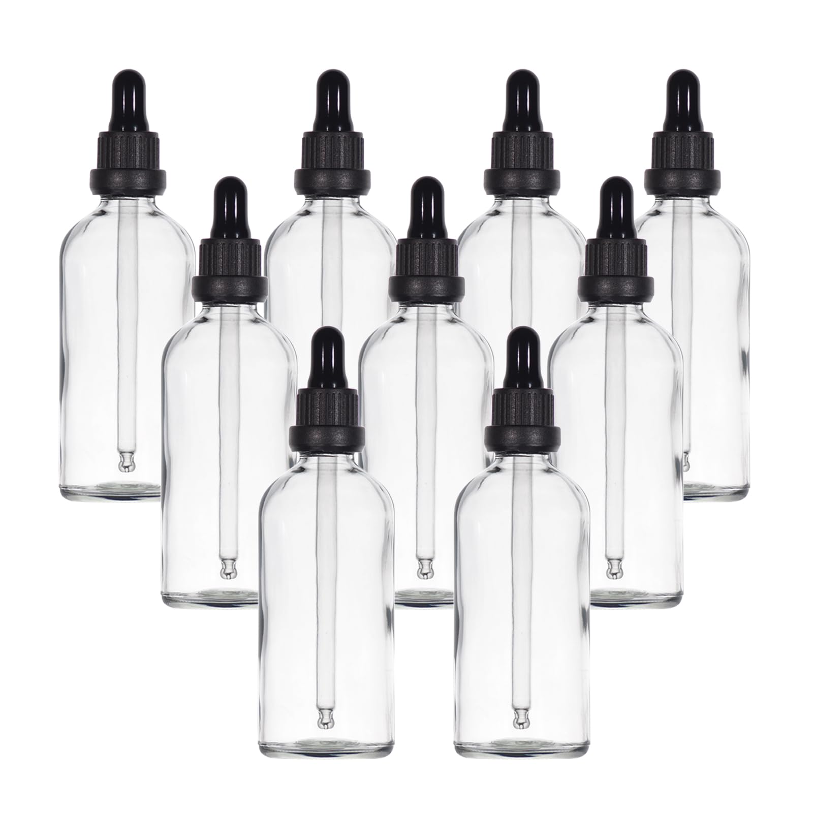 YIZHAO Pipettenflasche 30ml, Apothekerflasche Braunglas mit [Dropper Pipette Glas], Braunglasflasche für Ätherische Öl, Parfümöle,Aromatherapie,Düfte,Flüssigkeit – 6Pcs
