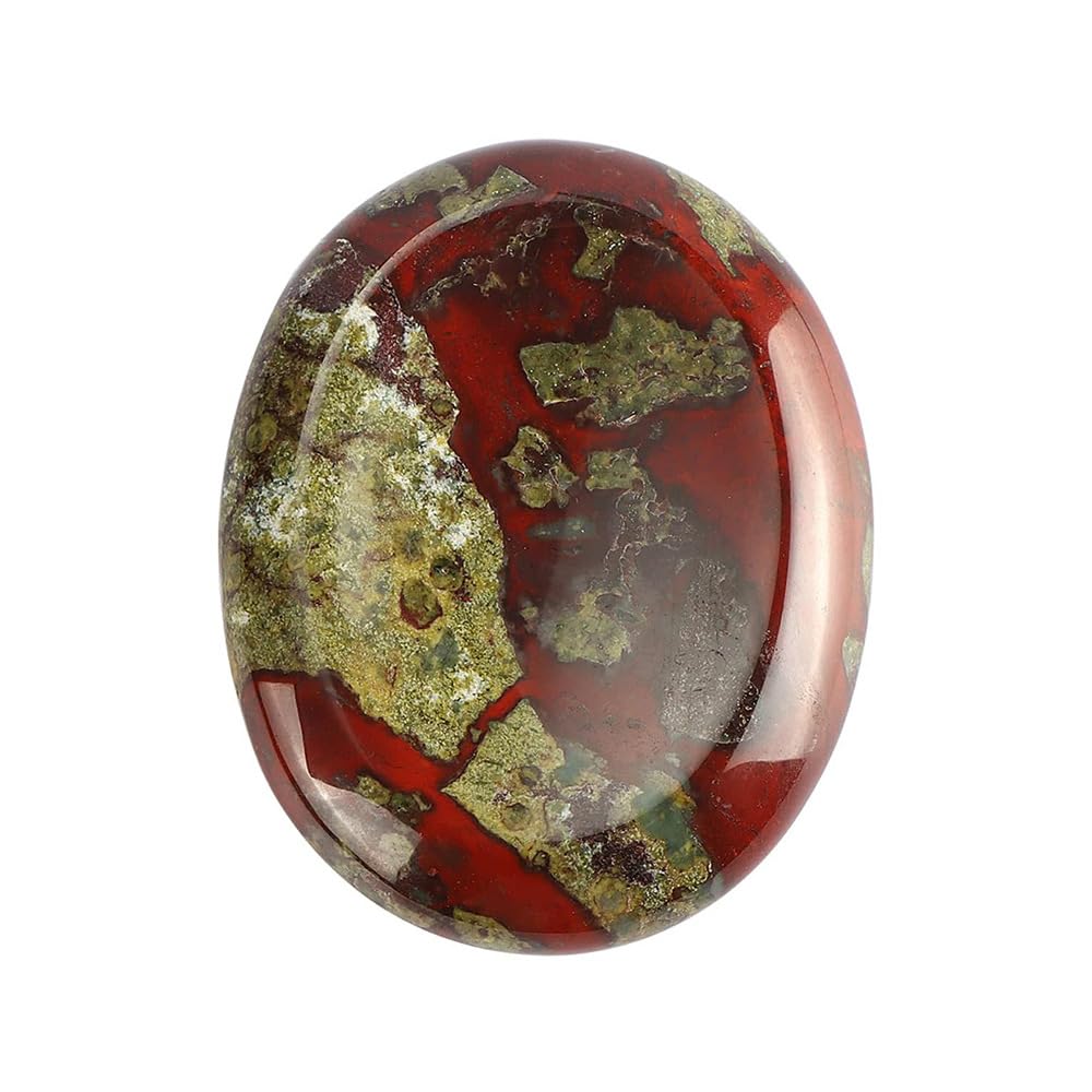 Dalmatian Jasper Worry Thumb Stone Crystal Thumb Stone Thumb Stone for Reiki Balancing Therapy Meditation (Dalmatian Jasper)