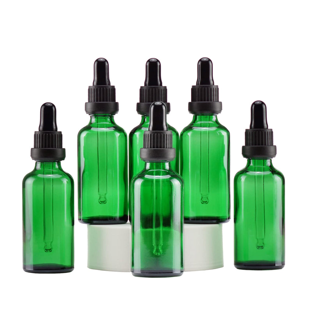 YIZHAO Pipettenflasche 30ml, Apothekerflasche Braunglas mit [Dropper Pipette Glas], Braunglasflasche für Ätherische Öl, Parfümöle,Aromatherapie,Düfte,Flüssigkeit – 6Pcs