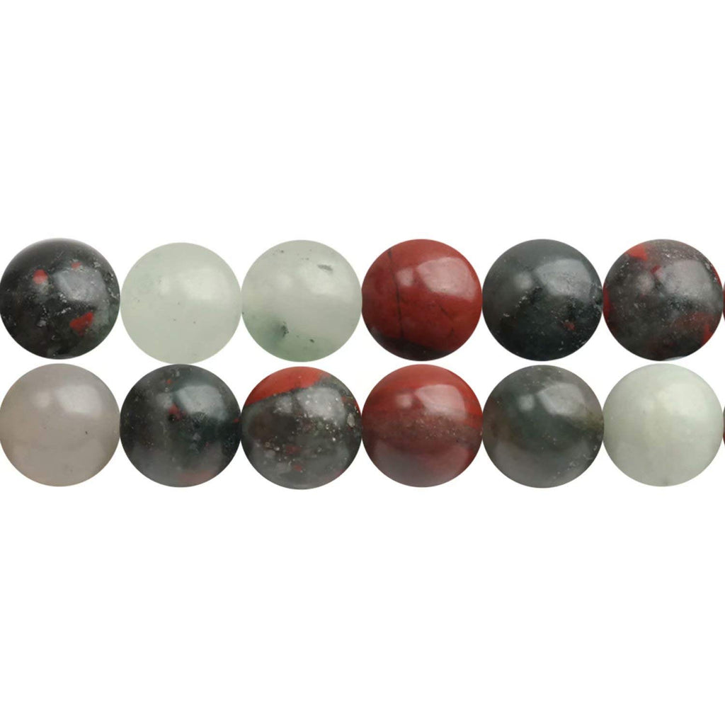 Natural Semi-Precious Stones Beads for Threading 38 cm String Round 4 6 8 10 12 mm