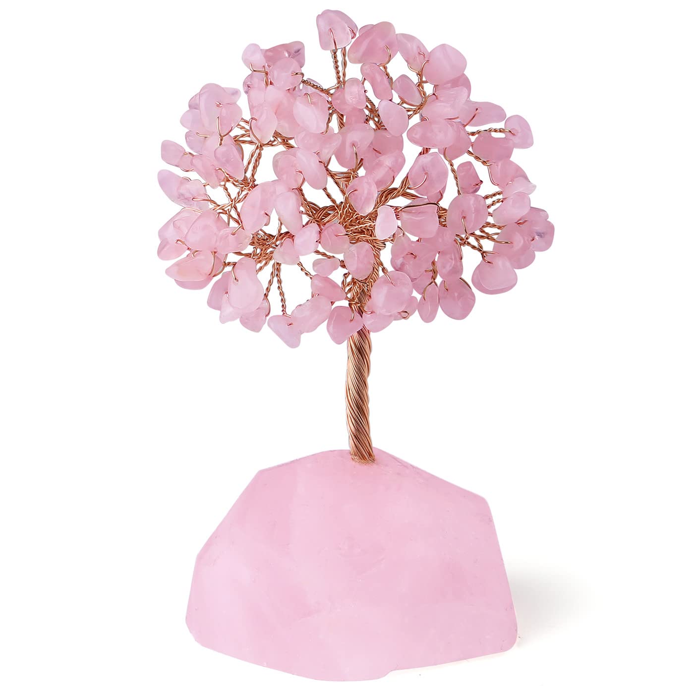 XIANNVXI Amethyst Crystal Tree Crystals Money Tree of Life Decoration Feng Shui Natural Gemstones Decorative Tree of Life Tumbled Stones Base Bonsai Tree Decorative Item Home Decor