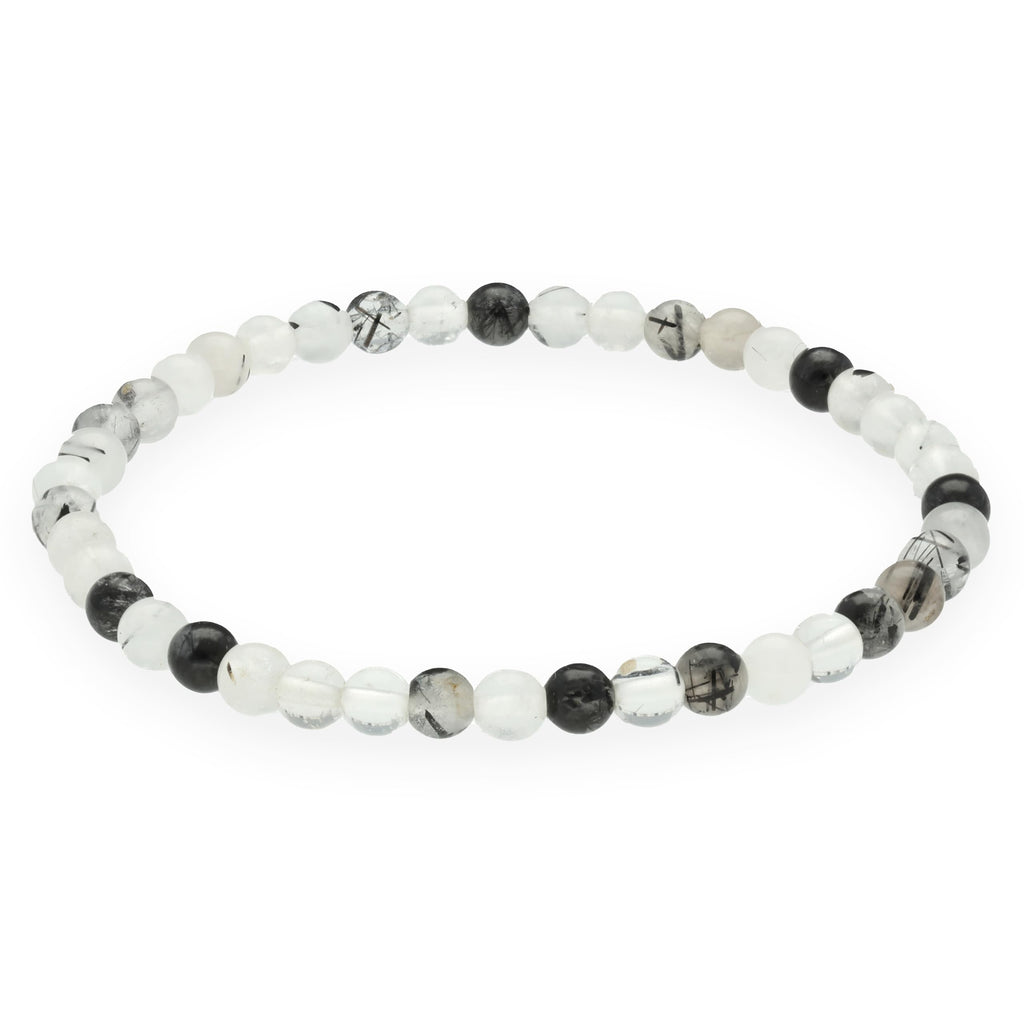 Lebensquelle Plus Mini Kugelarmband | 4-5mm | Hochwertiges Edelsteinarmband