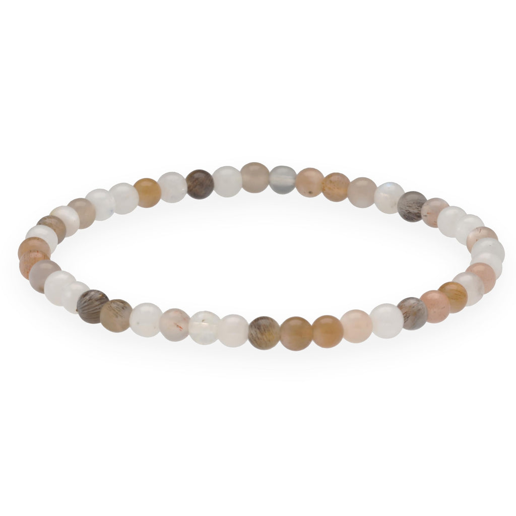 Lebensquelle Plus Mini Kugelarmband | 4-5mm | Hochwertiges Edelsteinarmband