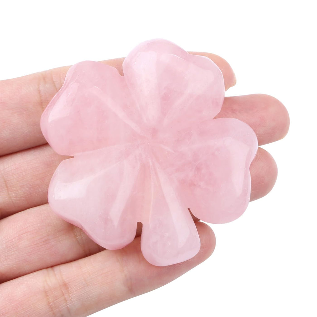 Lucky Charm Gift Four Leaf Clover Lucky Charm Exam Green Aventurine Healing Stones Crystals Gemstones Operation Anti-Stress Protection Symbol Lucky Clover Gift