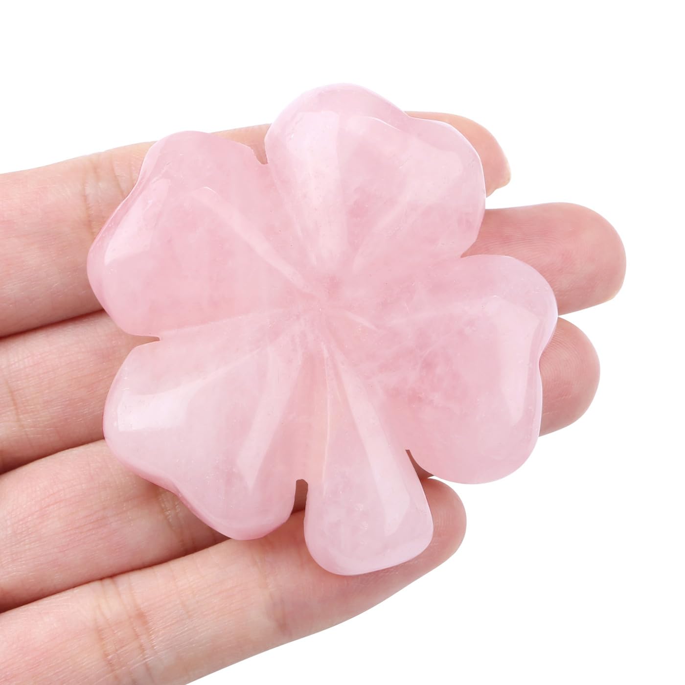 Lucky Charm Gift Four Leaf Clover Lucky Charm Exam Green Aventurine Healing Stones Crystals Gemstones Operation Anti-Stress Protection Symbol Lucky Clover Gift