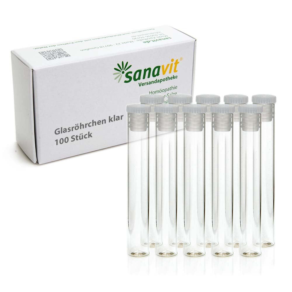 Glasröhrchen klar – 30 Stück