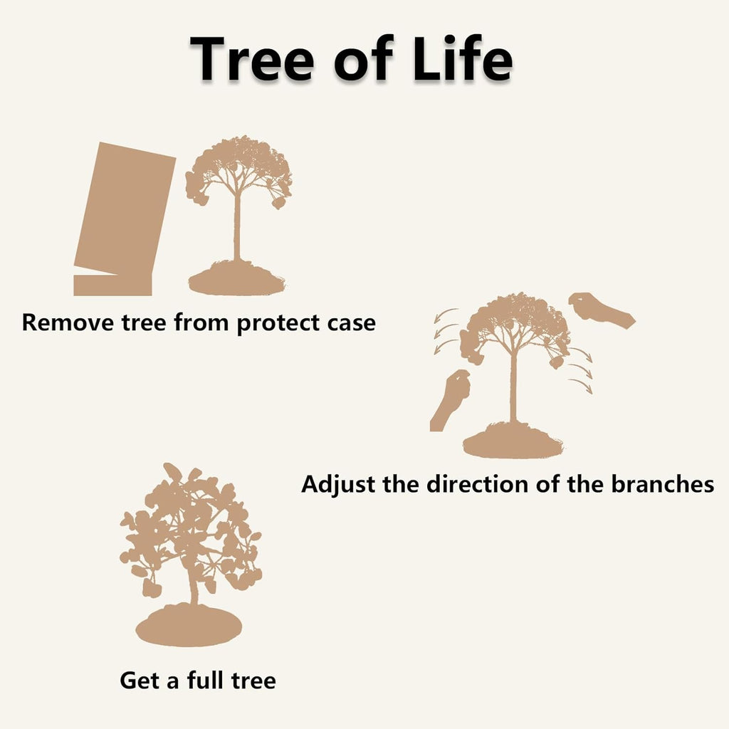 7 Chakra Baum des Lebens, Natürliche Kristalle und Heilsteine spirituelle Dekoration für Positive Energie, Edelstein Feng Shui Baum für Meditation, Home Dekorationen Heilung Geschenke