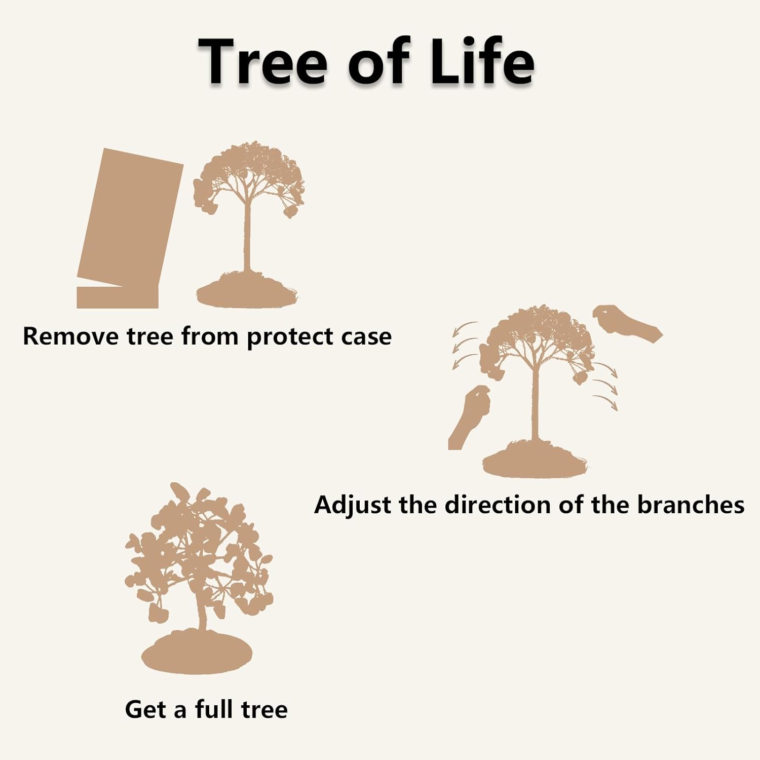 7 Chakra Baum des Lebens, Natürliche Kristalle und Heilsteine spirituelle Dekoration für Positive Energie, Edelstein Feng Shui Baum für Meditation, Home Dekorationen Heilung Geschenke