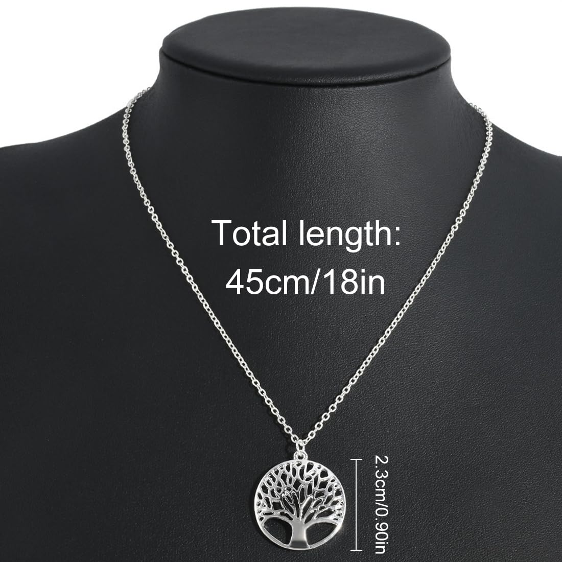 OPIURVY Lebensbaum Anhänger, 925 Sterling Silber Lebensbaum Kette, Baum des Lebens Kette, Damen Halskette Baum Des Lebens Geschenke für Frauen, Mutter, Schwester