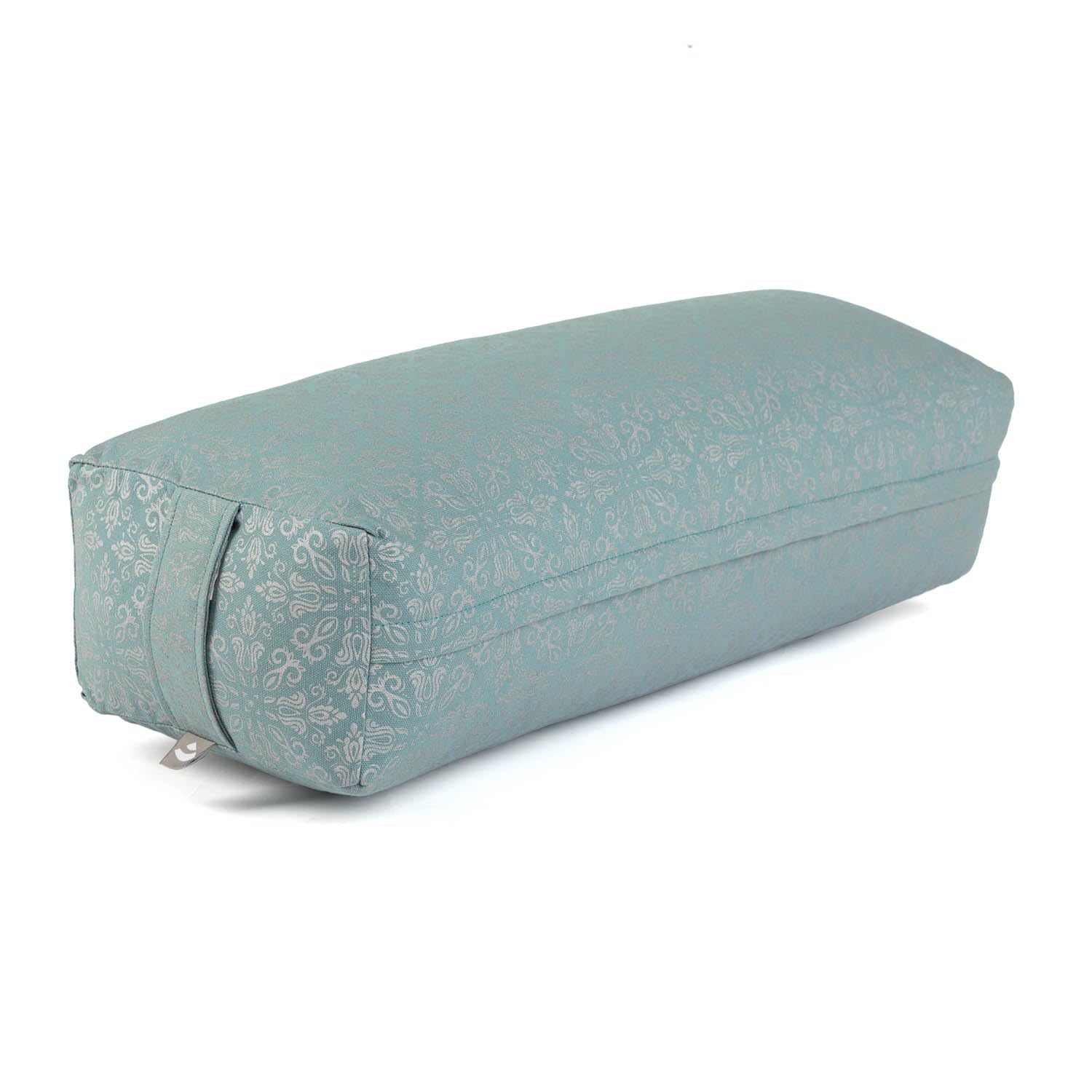 Bodhi Yoga Bolster SALAMBA | Maharaja Collection | Rechteckiges Yogakissen | Waschbarer Bezug aus Baumwolle mit Dinkelfüllung | Zubehör für Restorative und Yin Yoga