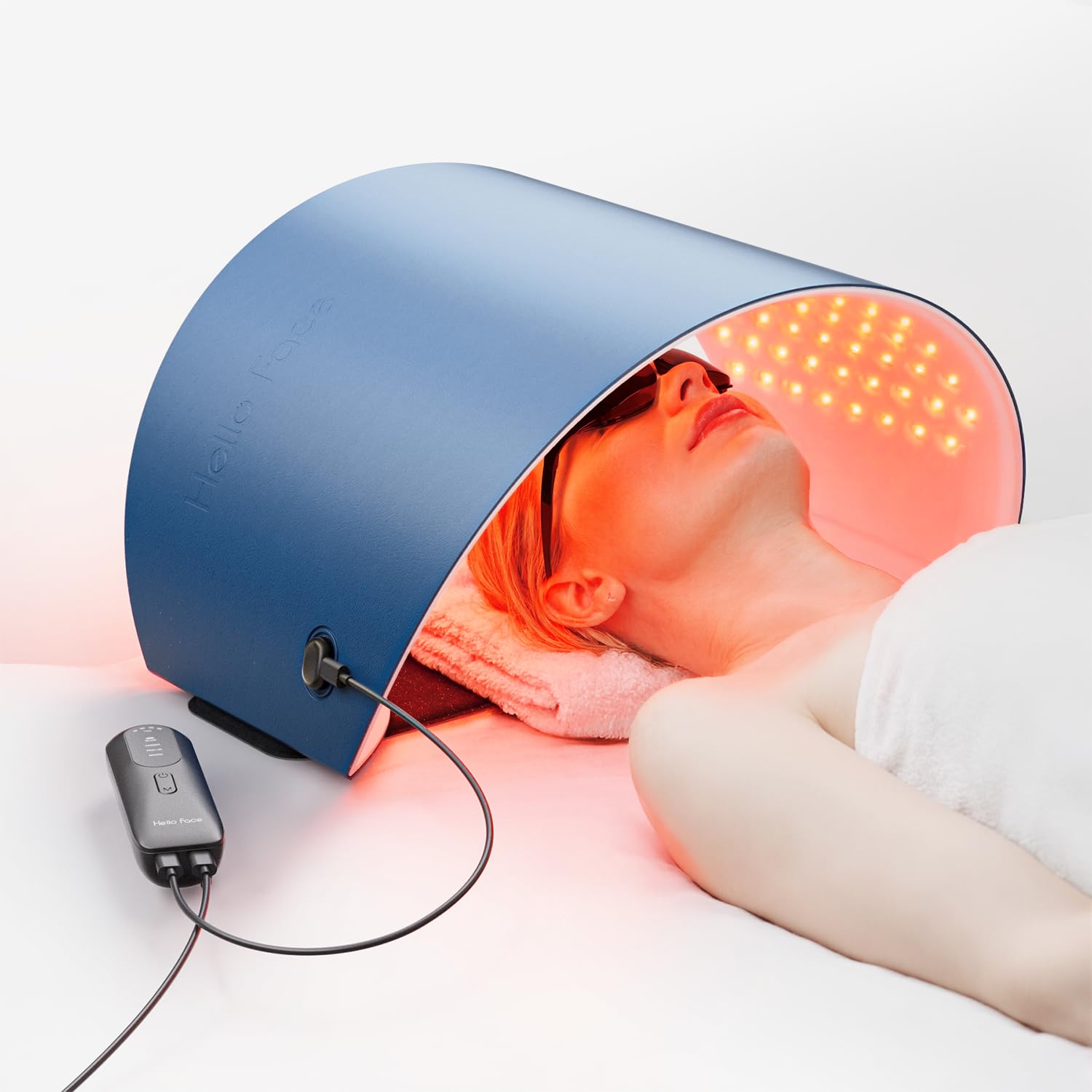Photon Rotlichttherapie, FDA registriert, LED Gesichtsmaske mit QuadChip™ Technologie, 720 LEDs, PDT-Gerät mit Nahinfrarot für professionelle Hautpflege für Gesicht & Körper