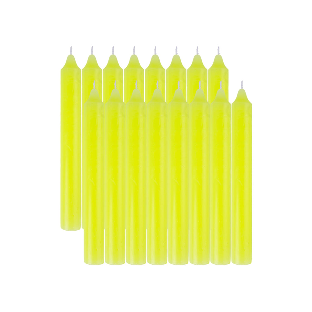 Stabkerzen Blau, Leuchterkerzen 16 Stück Ohne Duft Länge 17.5 cm