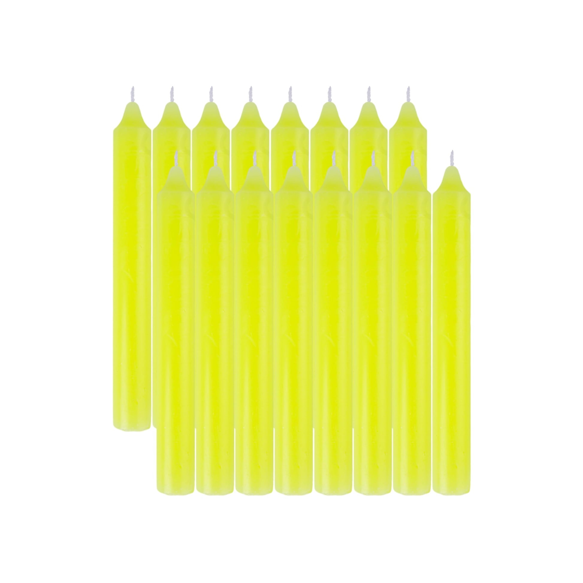 Stabkerzen Blau, Leuchterkerzen 16 Stück Ohne Duft Länge 17.5 cm