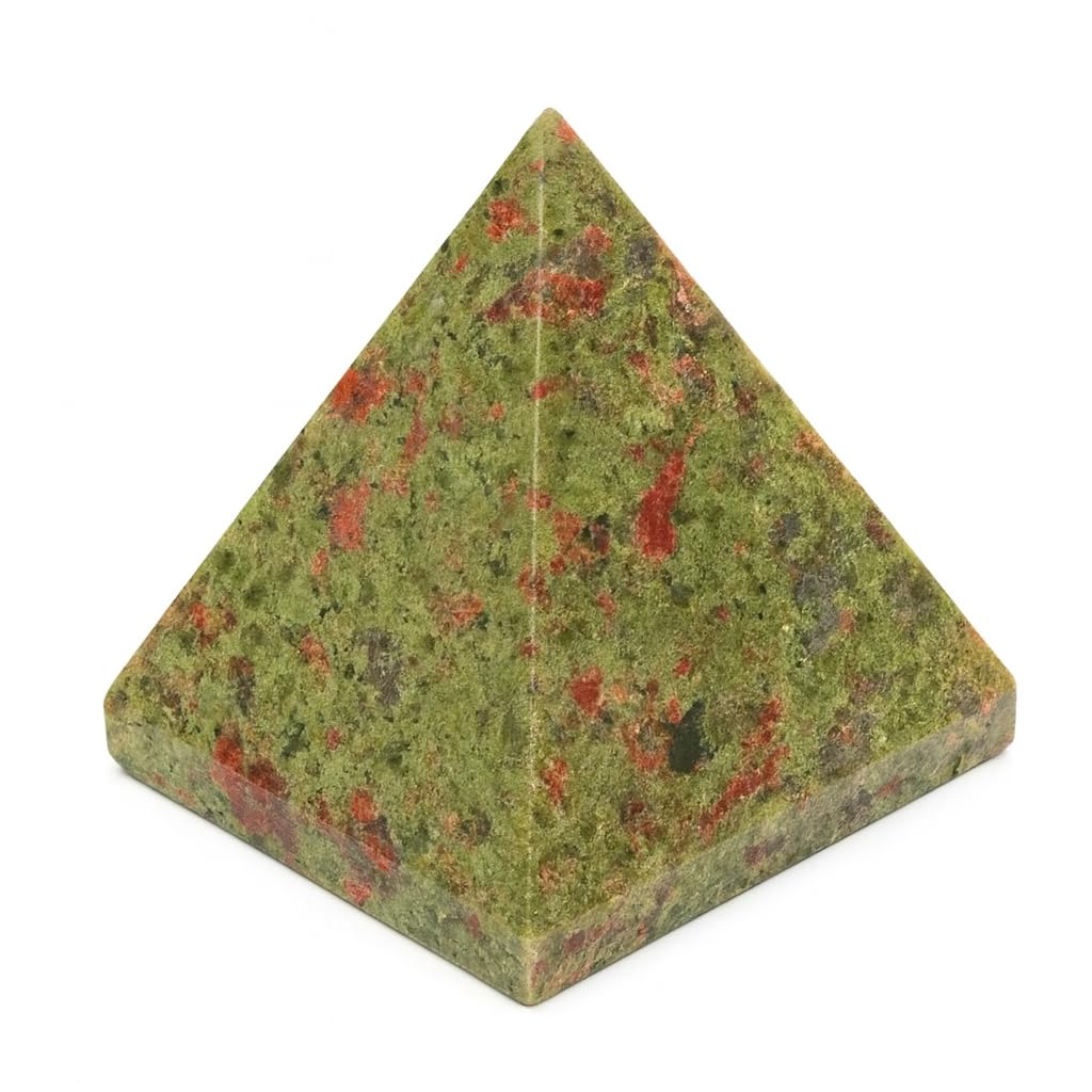 Natural Kambaba Jasper Pyramid 4cm Pyramid Polished Crystals Energy Properties Pyramid Stone (Jasper, Kambaba, 4cm)