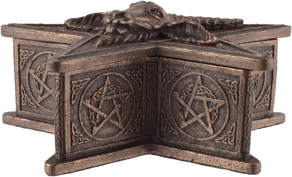 VOGLER Joh. Vogler GmbH Pentagramm Box Siegel des Baphomet - bronziert/coloriert by Veronese