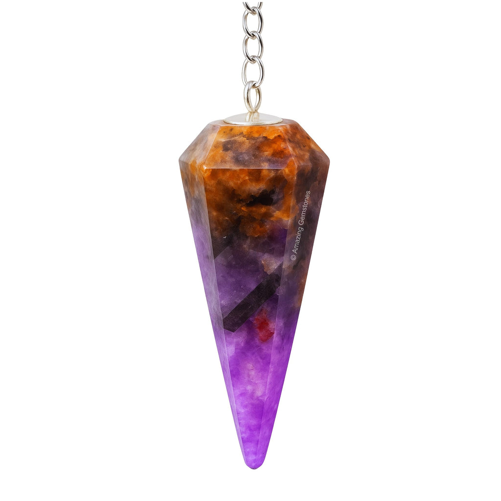 Lapis Lazuli Crystal Pendulum Divination Tools, 1-1.5'" inch Pendulo