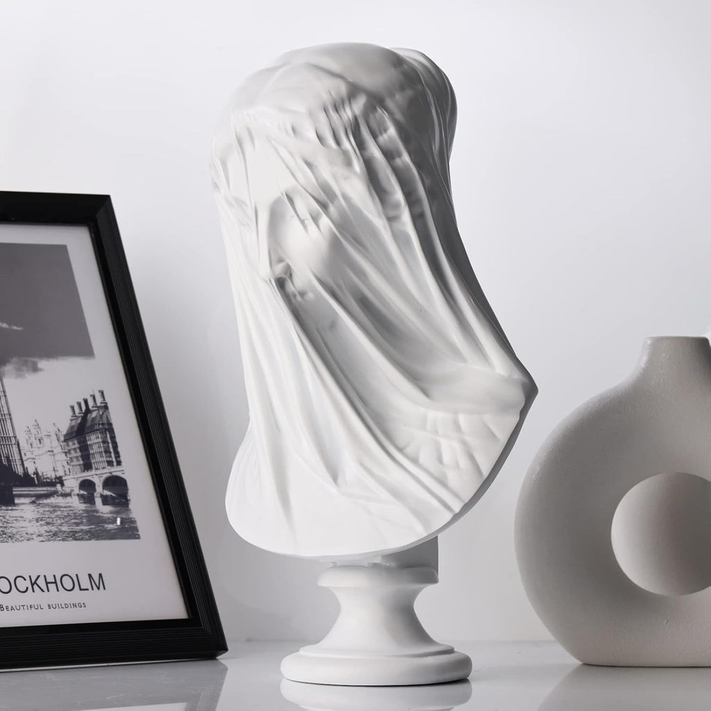 33cm Greek Statue,Greek Mythology Statue Deko,Griechische Mythologie Statue,Griechische Geschenke Römische Göttin,Büste Kopf,Buster Statu,Büsten Greek,Antik Deko Statuen,Artemis Asthetische Deko,Büste
