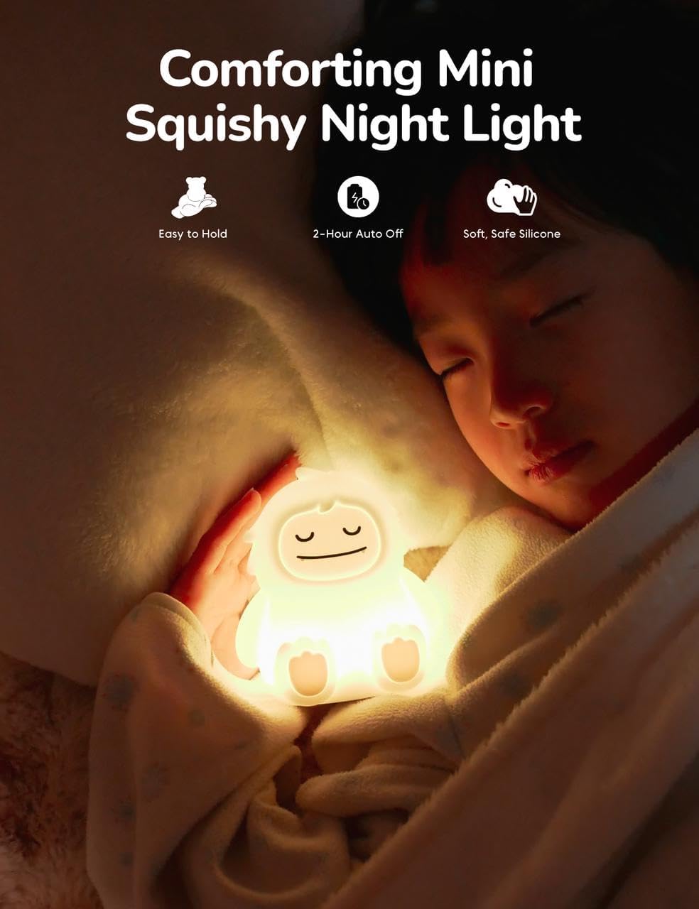 Mini Breathing Pal Yoyo, Anxiety Relief Kid Breathing Light for Calm Down | 3 Breathing Modes, Guided Mindfulness Meditation Lamp, Stress Relief Items for Classroom & Sleep, Calm Down Corner Supplies
