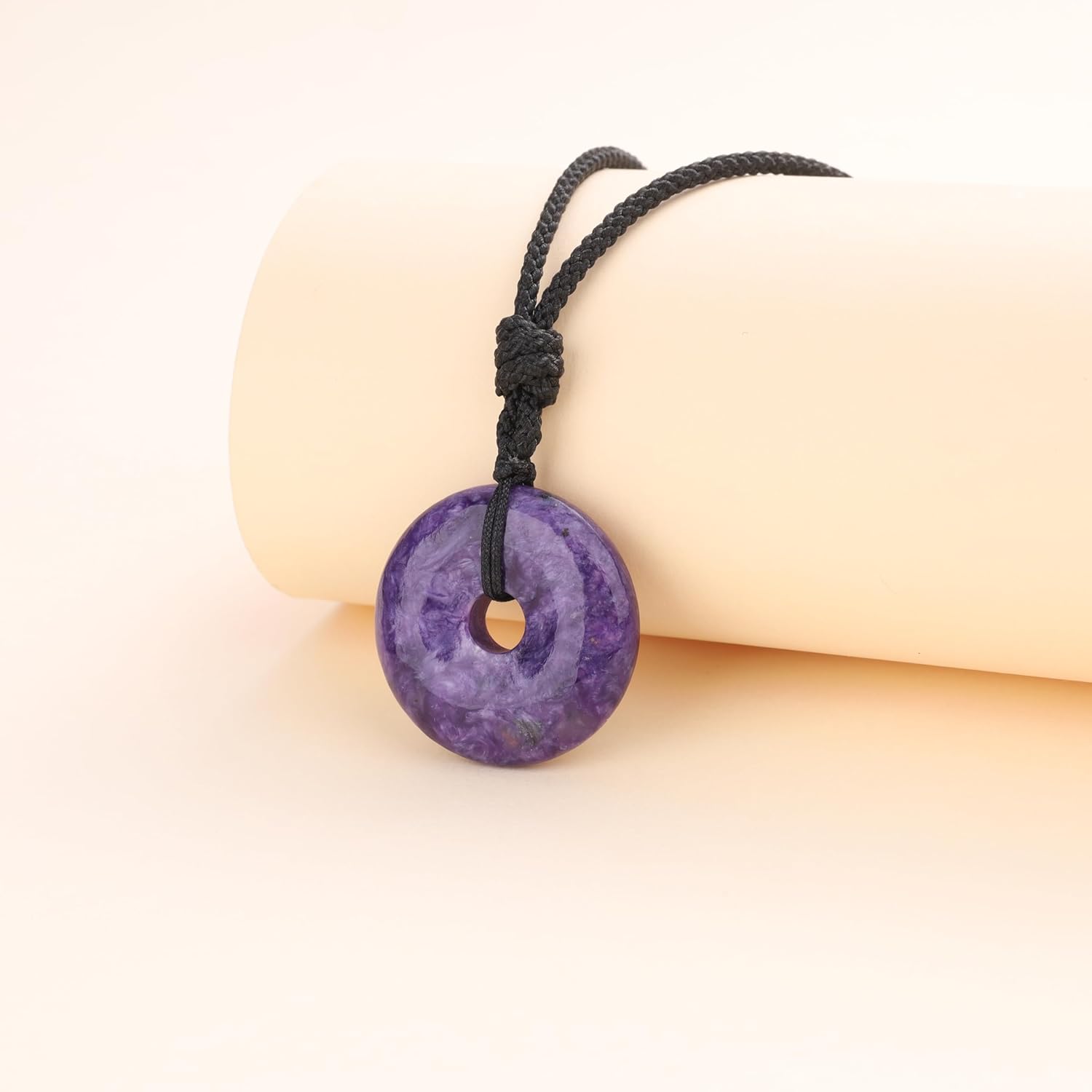 COAI Unisex Glückskette Kreisring Anhänger aus Edelsteine Halskette